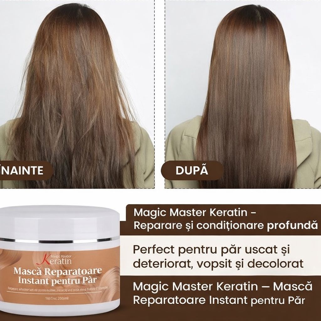 Mască de Păr cu Keratină