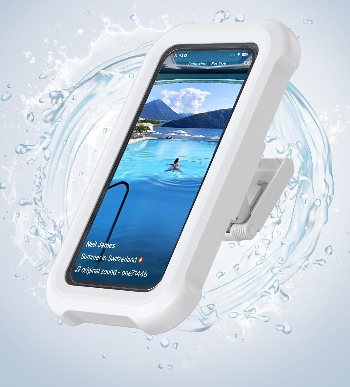 Suport Telefon Duș Rotativ